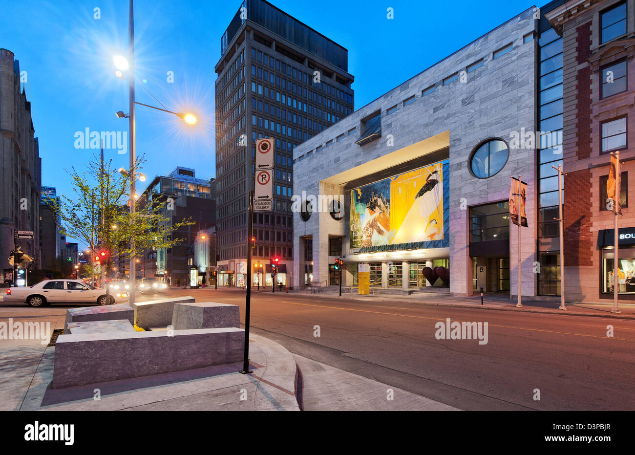 Museum of Fine Arts / Musée des Beaux Arts, Downtown Montreal, Quebec, Canada Stock Photo