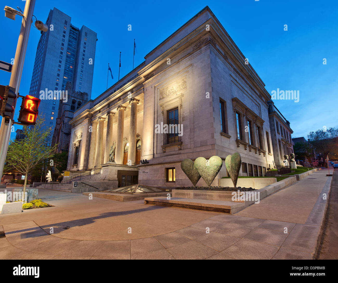 Museum of Fine Arts / Musée des Beaux Arts, Downtown Montreal, Quebec, Canada Stock Photo