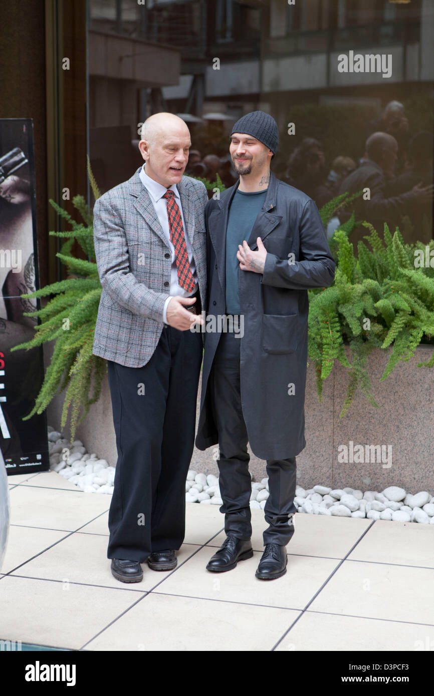 Photocall for the film 'A Siberian Education,' directed by Gabriele Salvatores and starring John Malkovich. Rome, Italy. 22 Feb 2013. Stock Photo