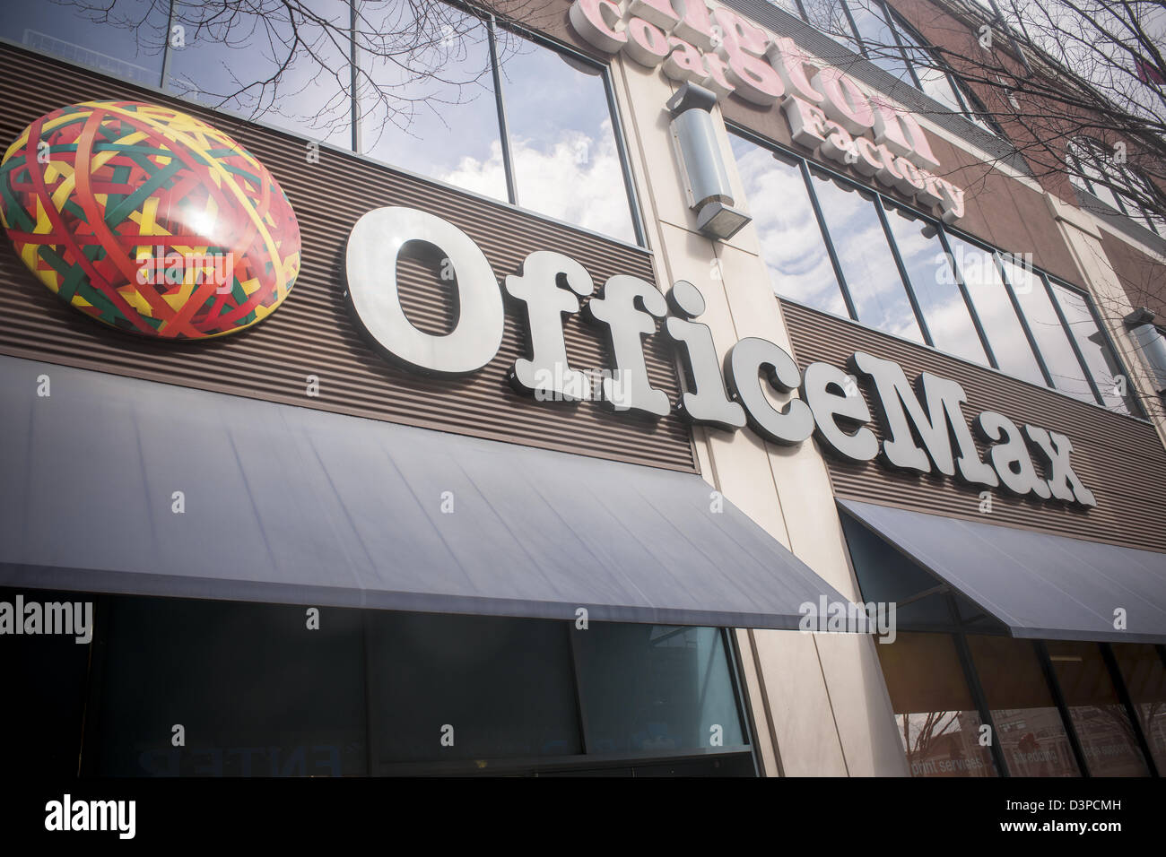 An OfficeMax store in Brooklyn in New York Stock Photo