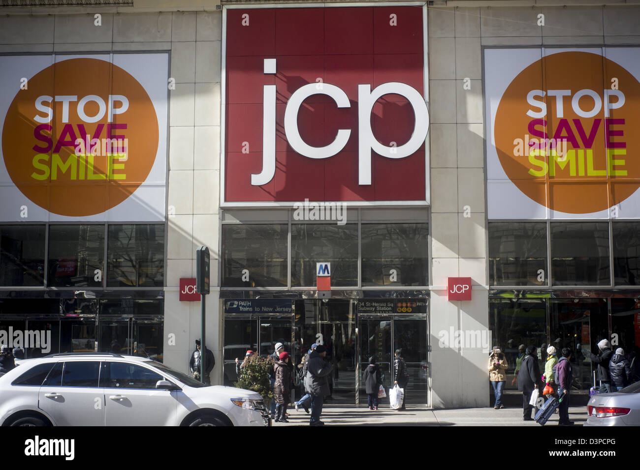 The Midtown Manhattan JCPenney department store in New York Stock Photo