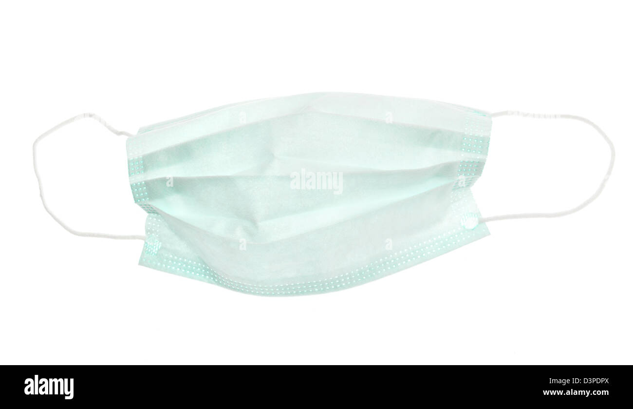 Medical mask isolated on white background Stock Photo - Alamy