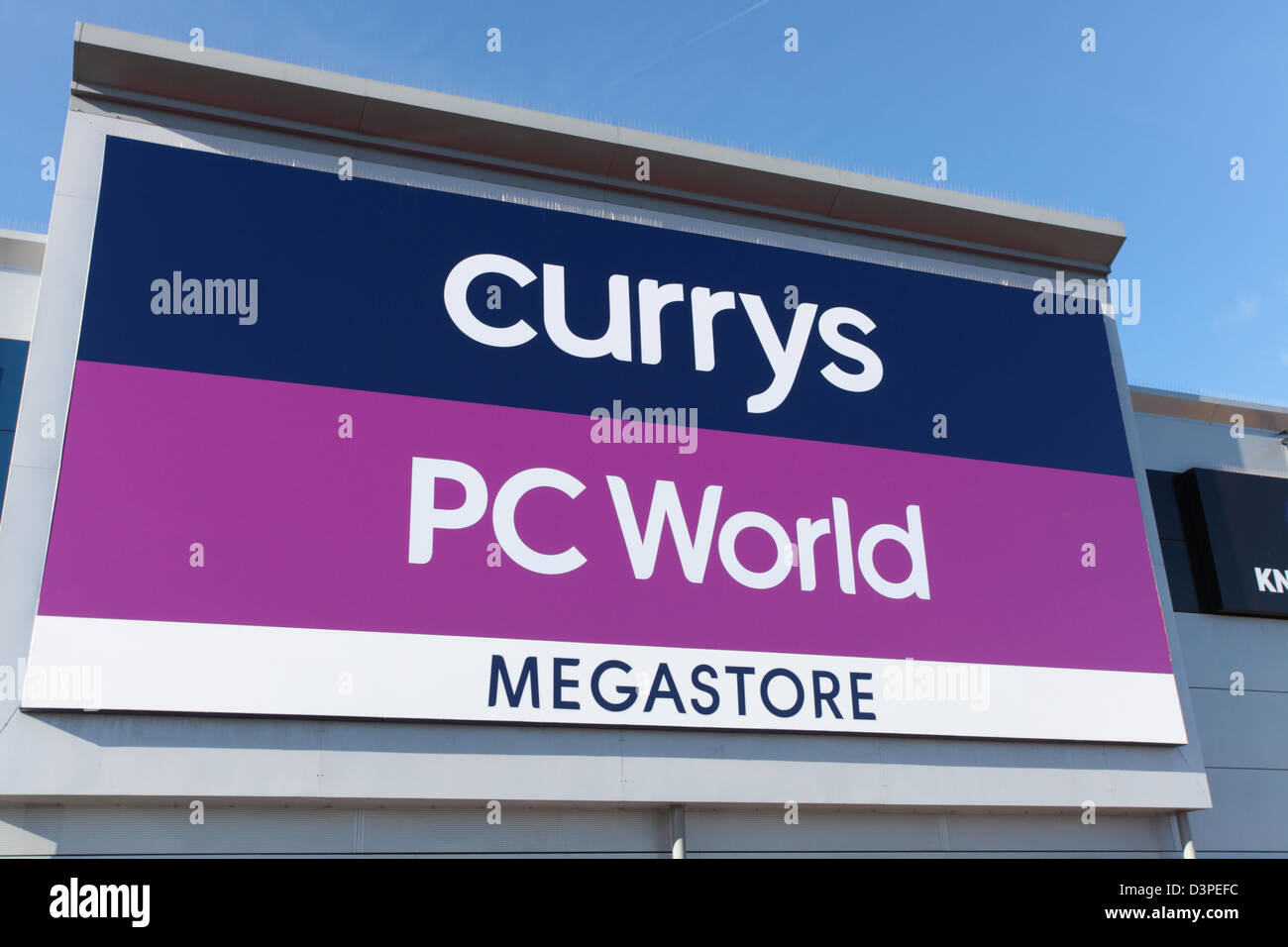 Currys PC World Megastore signage Stock Photo Alamy