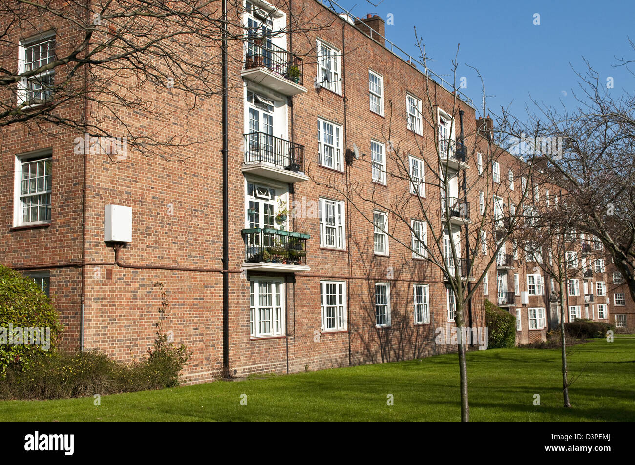 Council housing, Constable House, Chalk Farm, London, UK Stock Photo