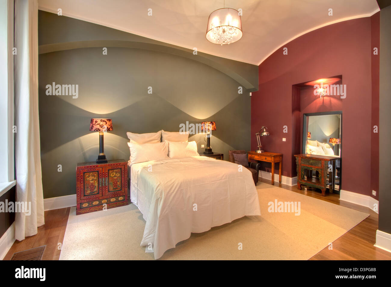 View of Modern design of flat Stock Photo - Alamy