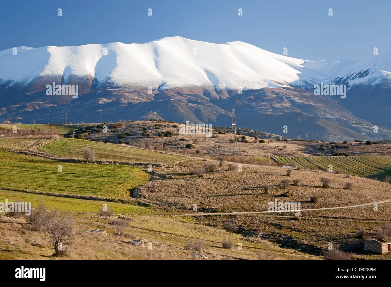 The Southern Side Of The Greek Mountain Of Gods The Olympus Mountain 