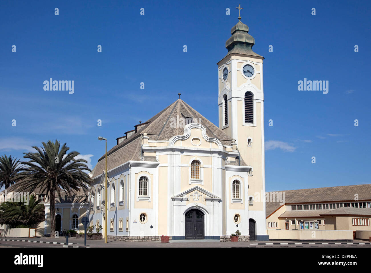 Lutheran Church in Swakopmund, Namibia, South Africa Stock Photo Alamy