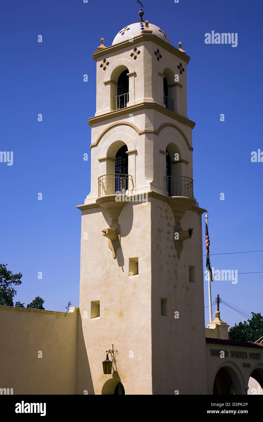 The landmark Spanish-style Post Office in the charming little central California town of Ojai, USA Stock Photo