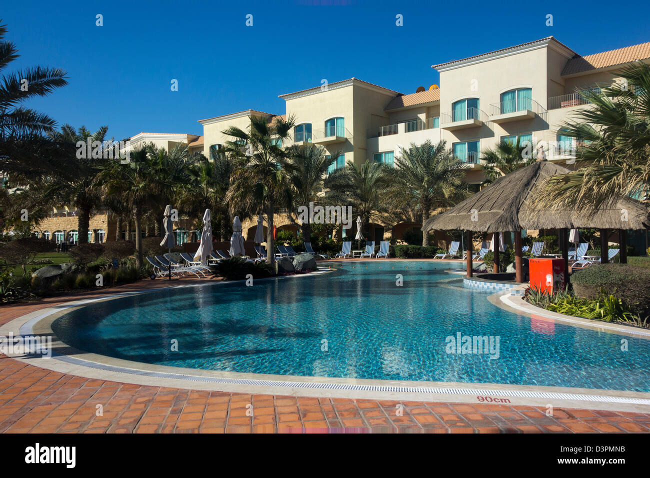 swimming pool, Mövenpick Hotel & Resort, Al Bida’a, Kuwait Stock Photo