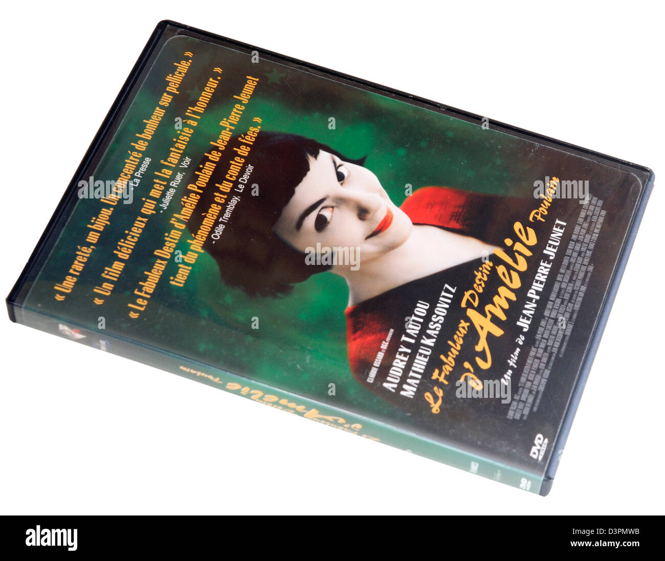 Amelie Poulain film DVD Stock Photo