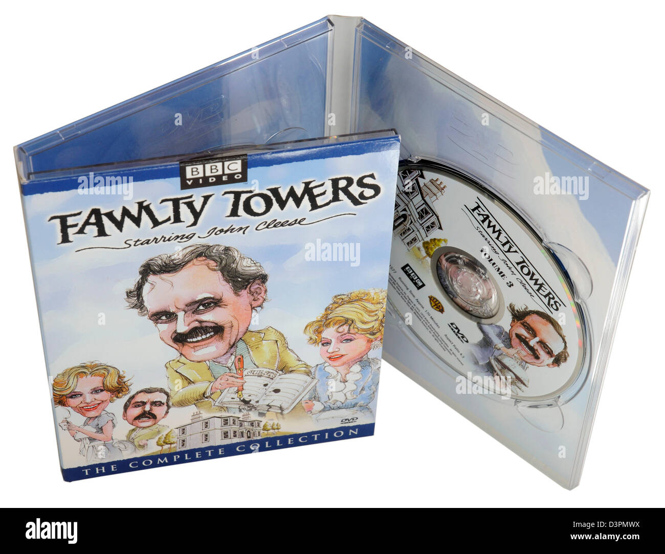Fawlty Towers complete comedy series DVD Stock Photo
