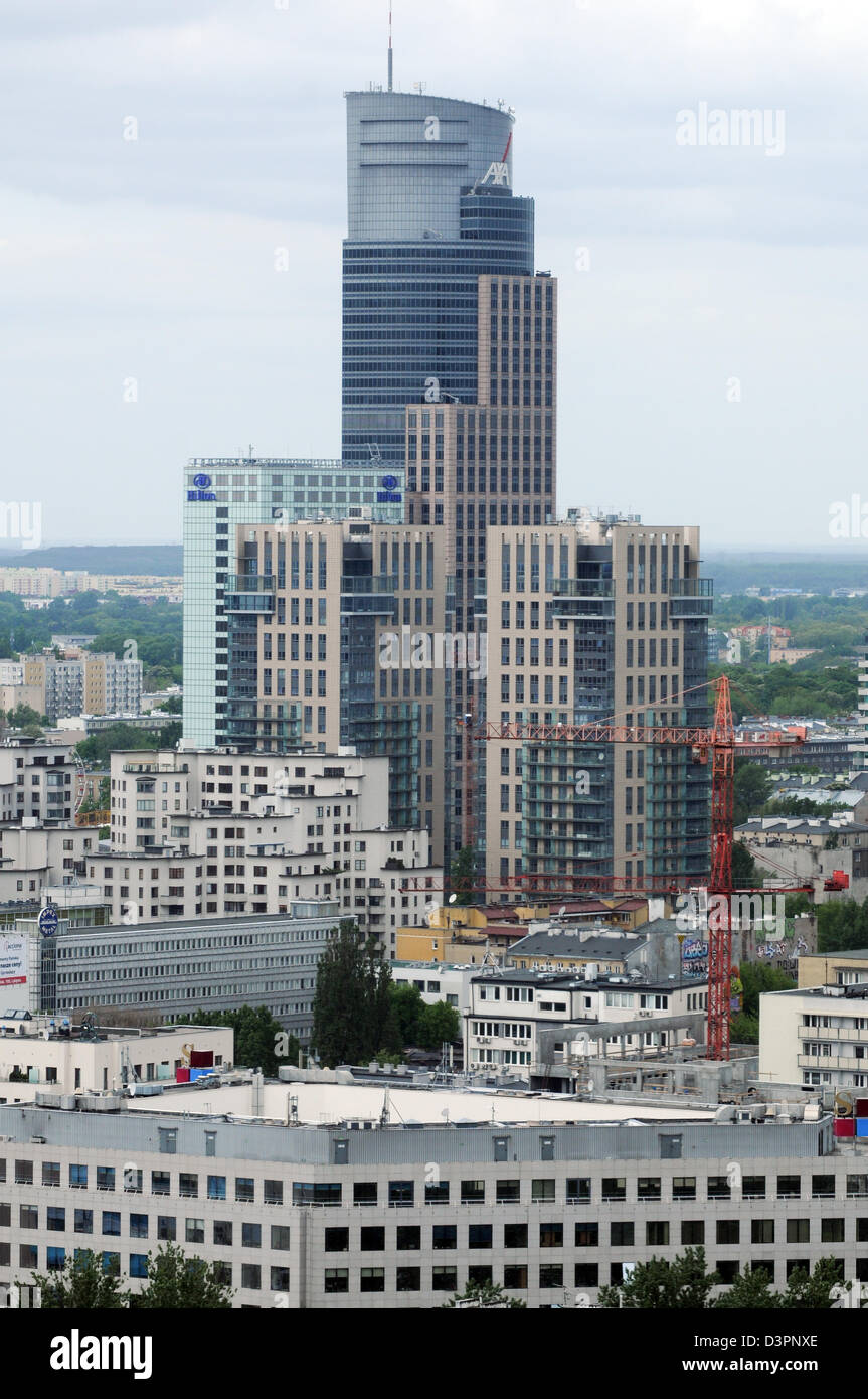 Warsaw Trade Tower office building Stock Photo