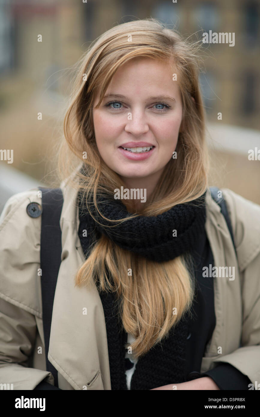 Portrait of professional woman outdoors Stock Photo