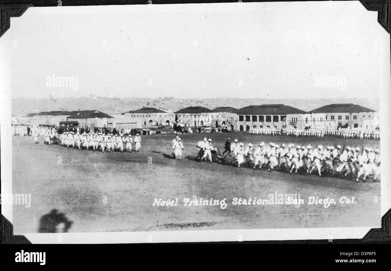 Naval Training Center San Diego, c1922 Stock Photo Alamy