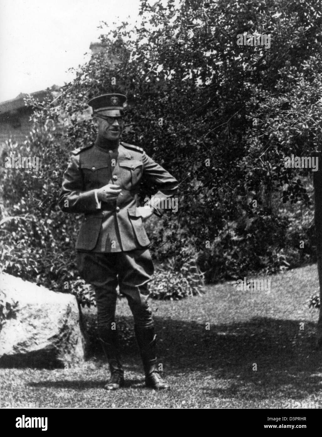 A historical photo of Lt. Frank Simpson, a distinguished military ...