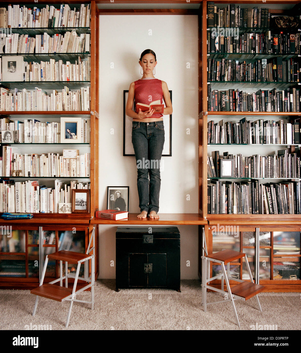 Woman Reading Stock Photo