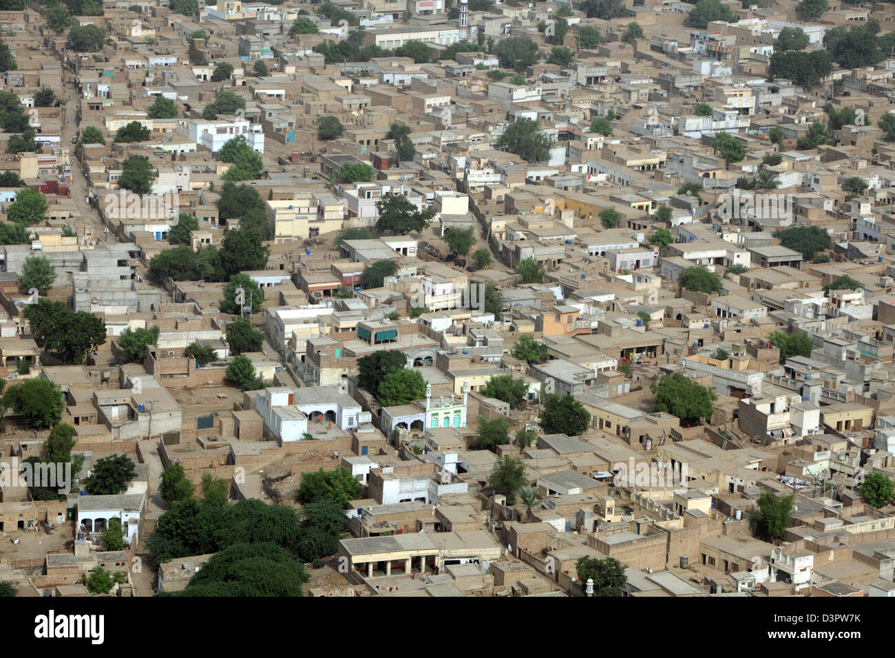 Taunsa, Pakistan, overview of the city Stock Photo
