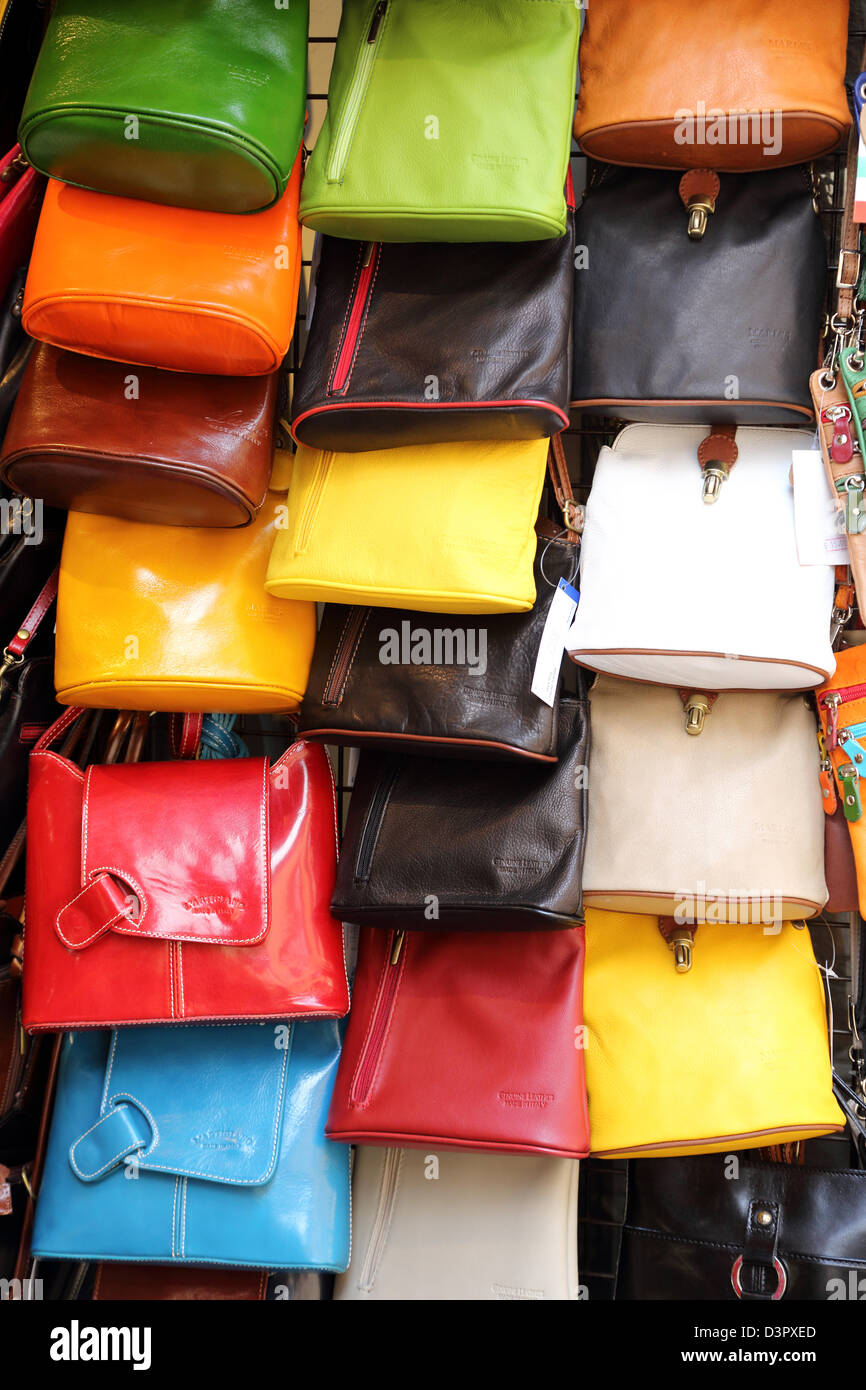 Italian leather handbags hi-res stock photography and images - Alamy