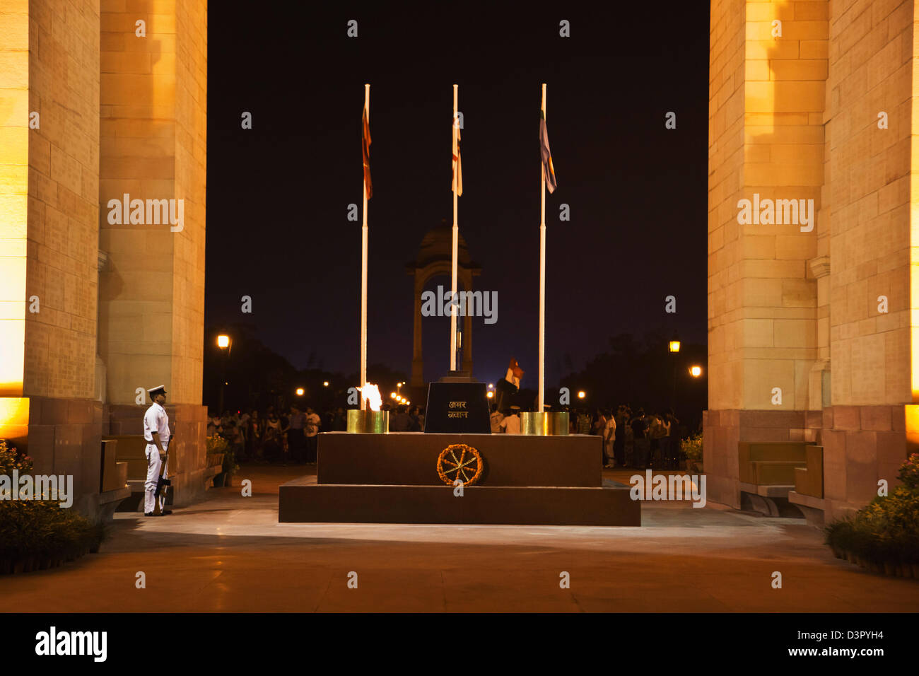 View of Amar Jawan Jyoti at India Gate in New Delhi It is an Indian  News Photo  Getty Images