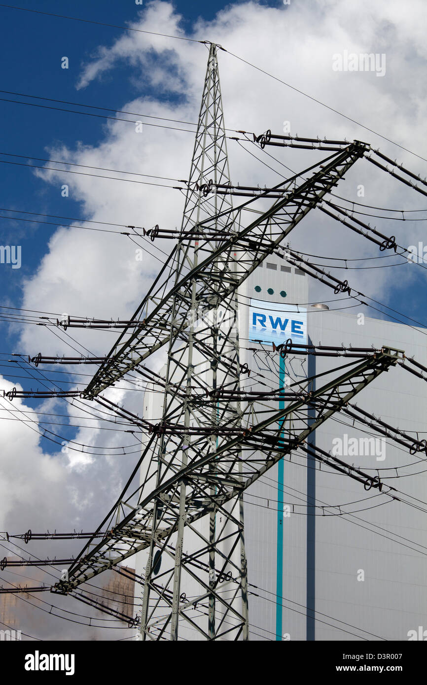 Bergheim, Germany, the RWE power plant Niederaussem Stock Photo - Alamy