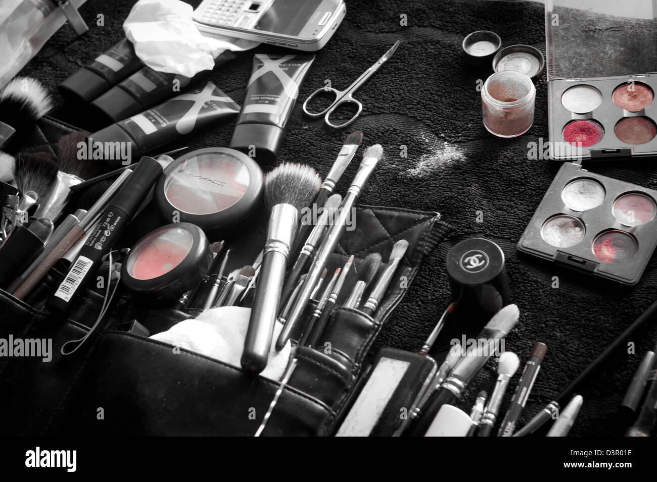 Berlin, Germany, makeup and accessories of a stylist Stock Photo Alamy