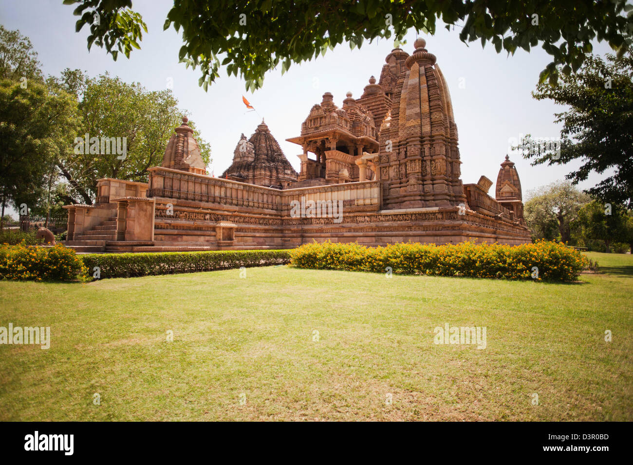 Lakshmana Temple, Khajuraho, Chhatarpur District, Madhya Pradesh, India Stock Photo