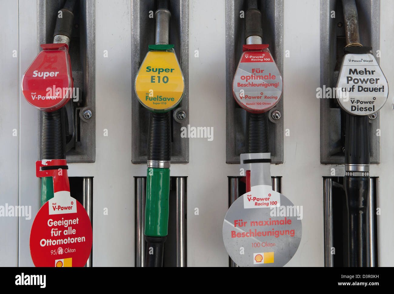 Berlin, Germany, photo icon on E10 fuel Stock Photo - Alamy