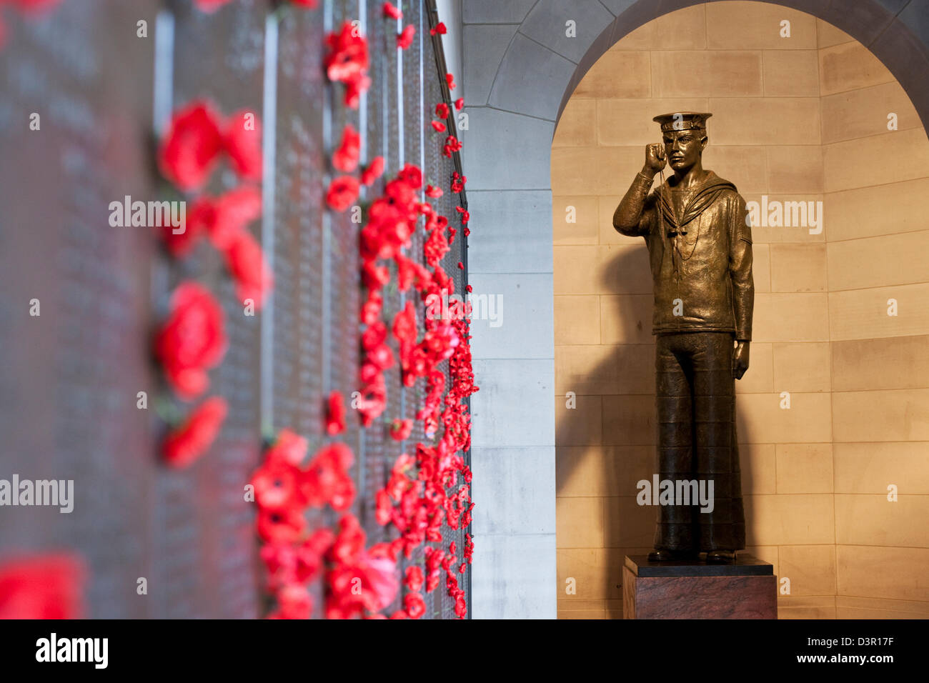 Roll of Honour at the Australian War Memorial.  Canberra, Australian Capital Territory, Australia Stock Photo