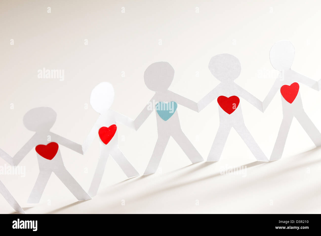 paper man team Stock Photo - Alamy