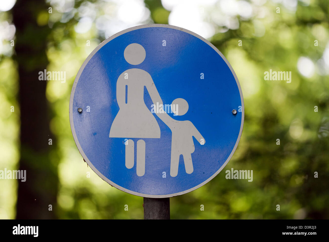 Bremen, Germany, regulatory signs pedestrians Stock Photo