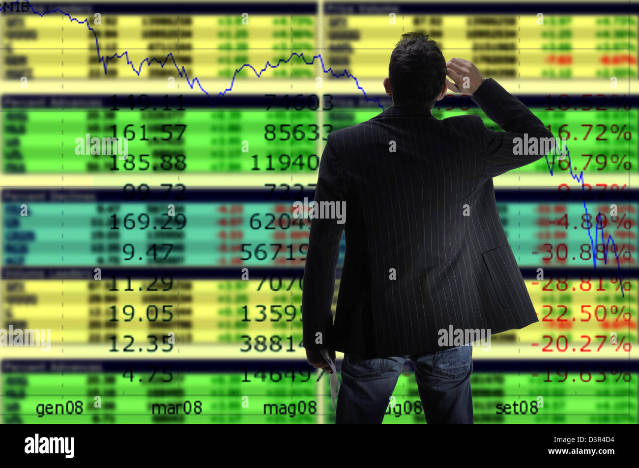 global recession Stock Photo