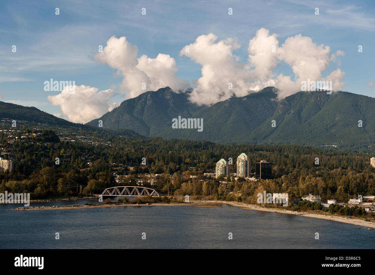 West Vancouver, Canada, the fjord Burrard Inlet Stock Photo - Alamy