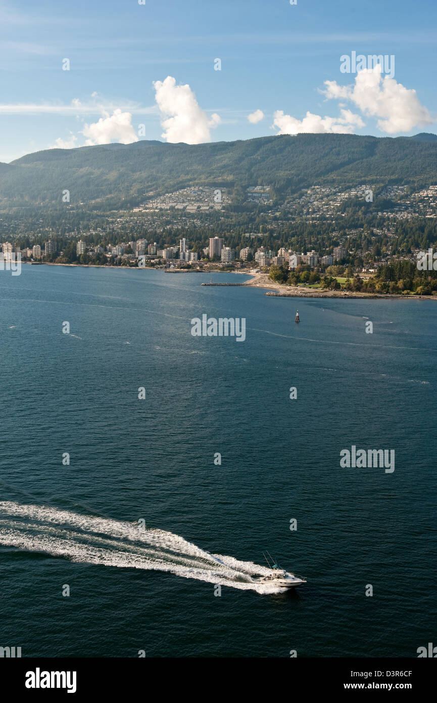 West Vancouver, Canada, the fjord Burrard Inlet Stock Photo - Alamy