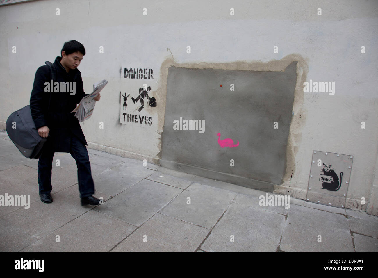 Wood green banksy hi-res stock photography and images - Alamy