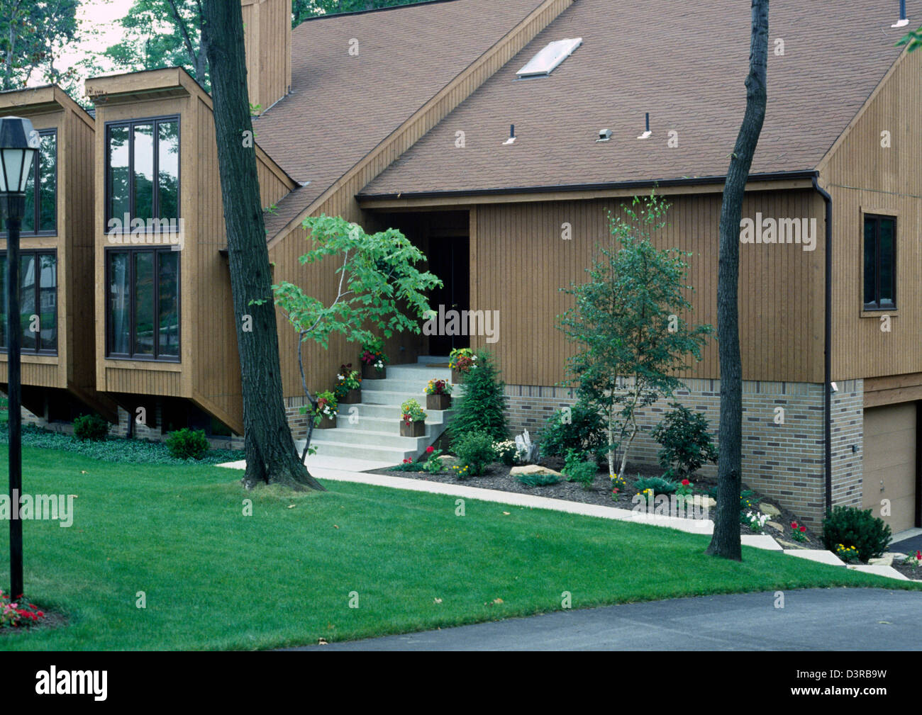 Big American family house from 1980s. Pittsburgh Pennsilvanya area