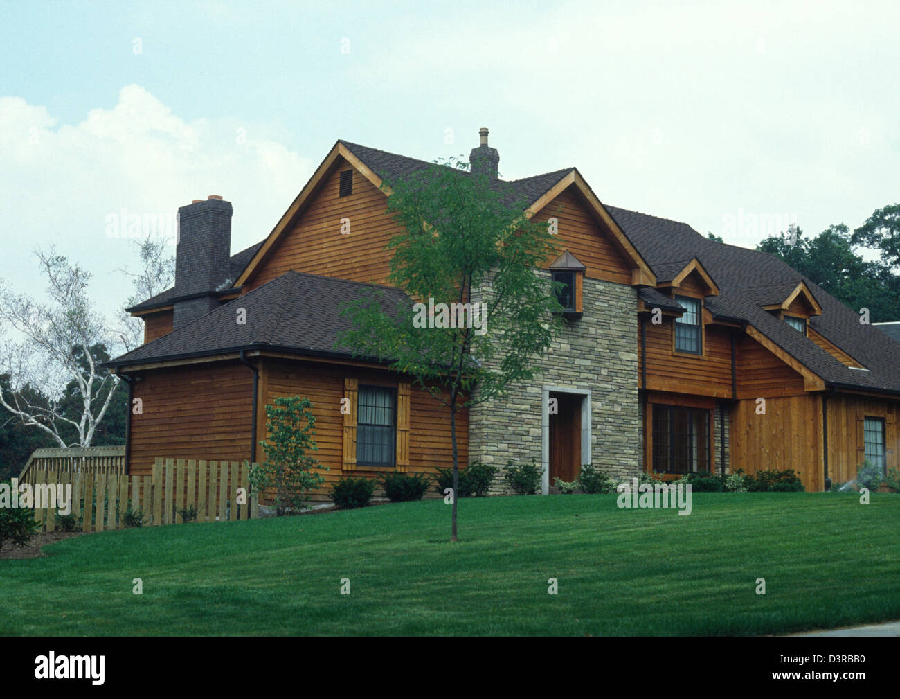 Big American family house from 1980s. Pittsburgh Pennsilvanya area