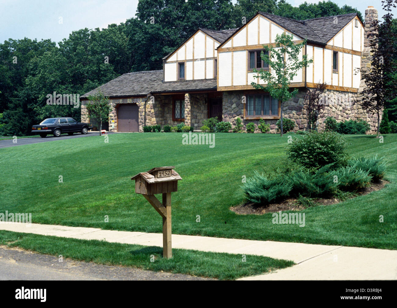 Big American family house from 1980s. Pittsburgh Pennsilvanya area