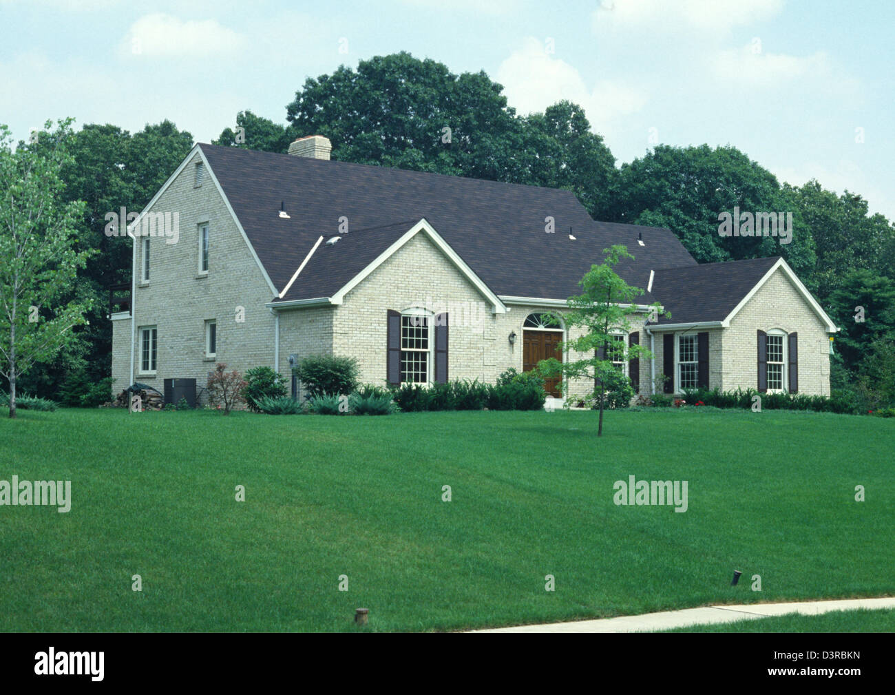 Big American family house from 1980s. Pittsburgh Pennsilvanya area