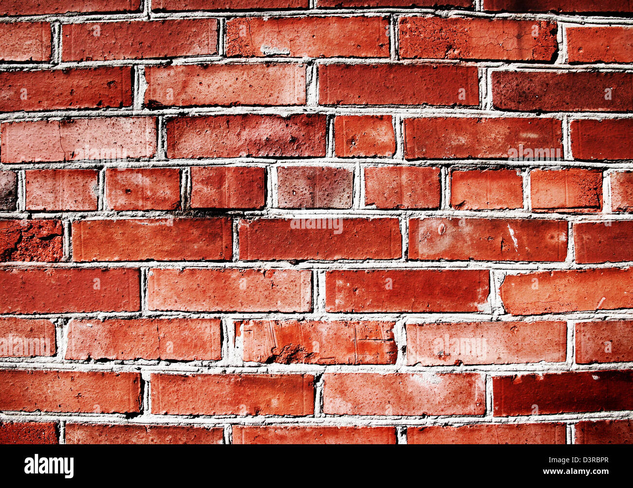 Cracked and dangerous brick wall Stock Photo Alamy