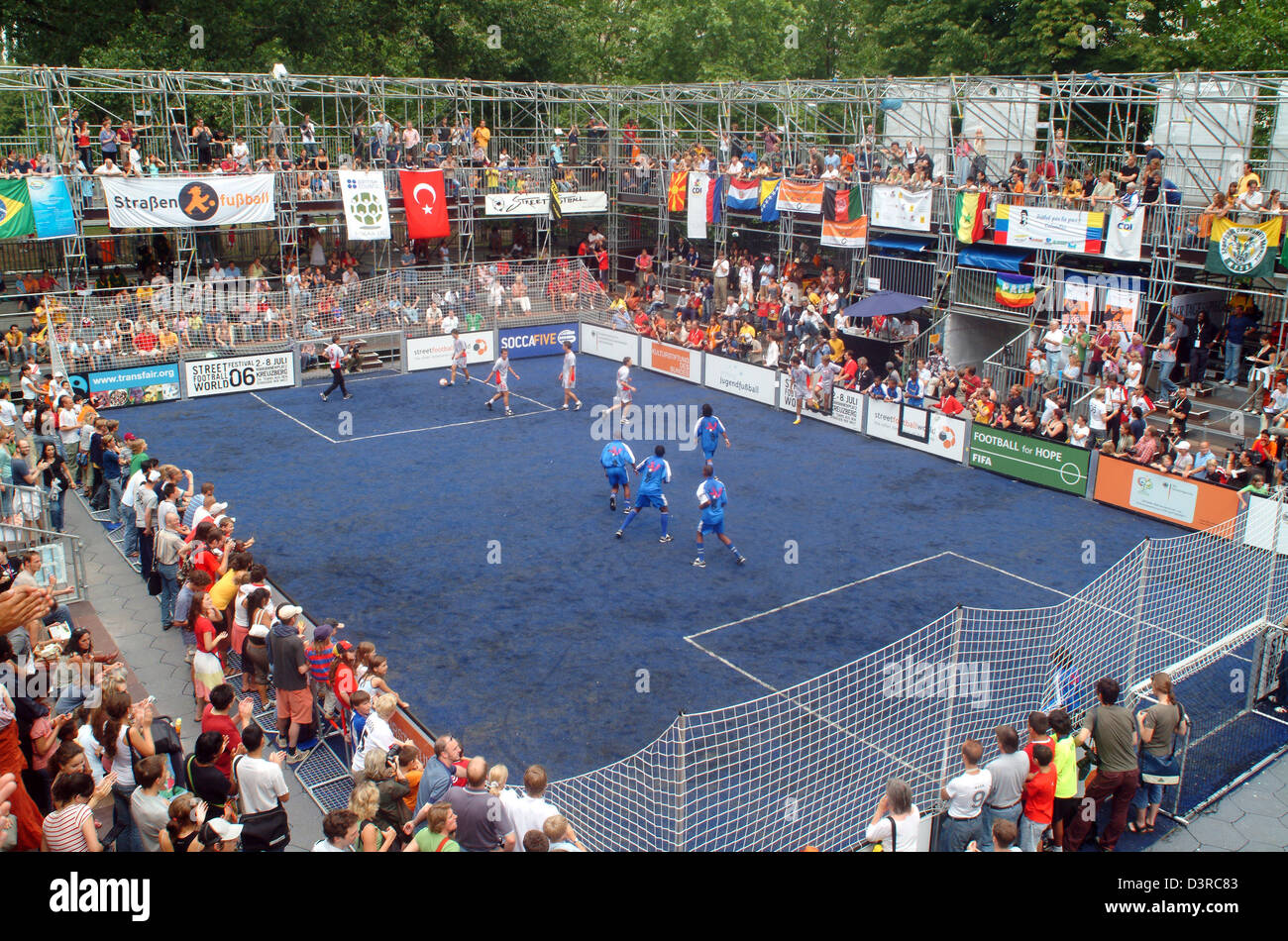 Berlin, Germany, Street Football World Cup in Mariannenplatz Stock Photo Alamy