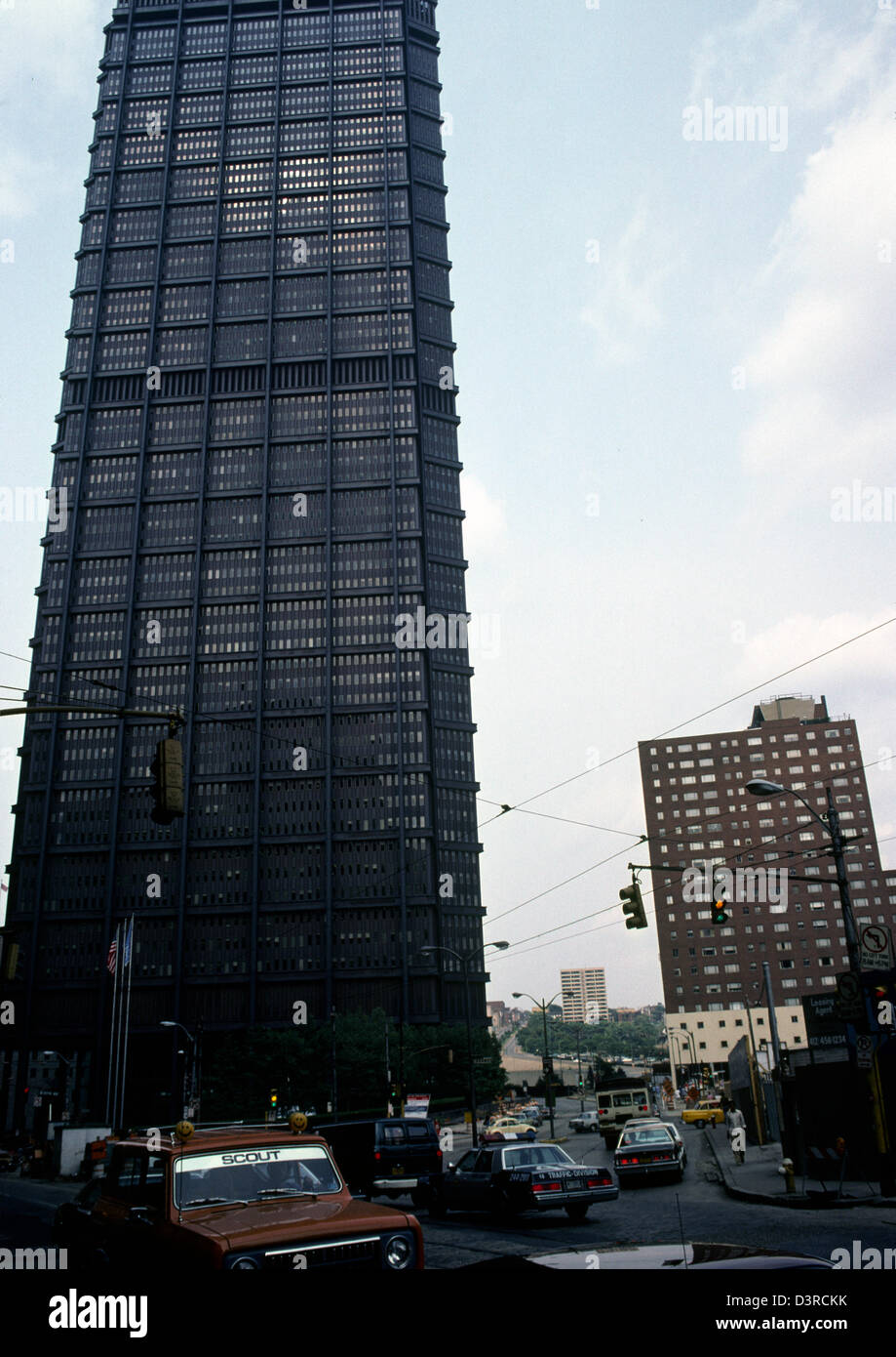 Downtown Pittsburgh, PA, USA. Street detail. ARCHIVAL PHOTO 1981 Stock