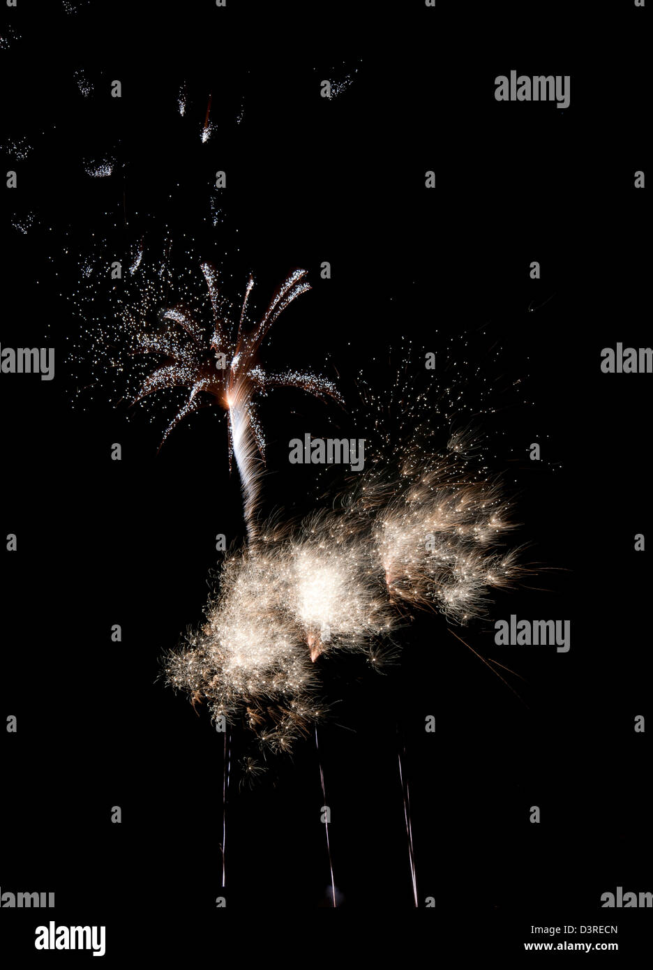 Fireworks, pattern Stock Photo