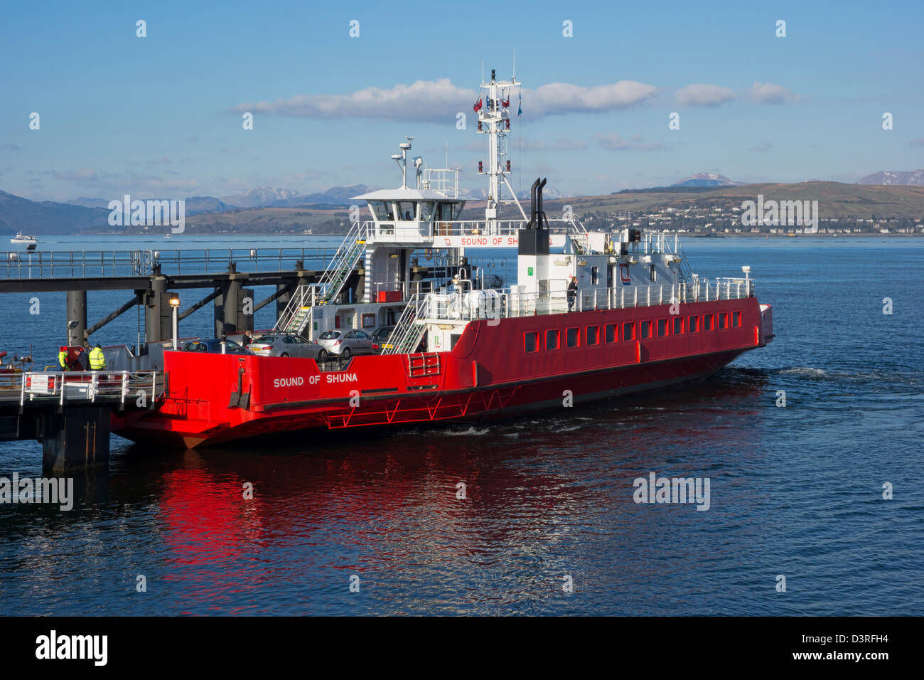 Western Ferries Sound of Shuna at McInroy's Point, Gourock Stock Photo
