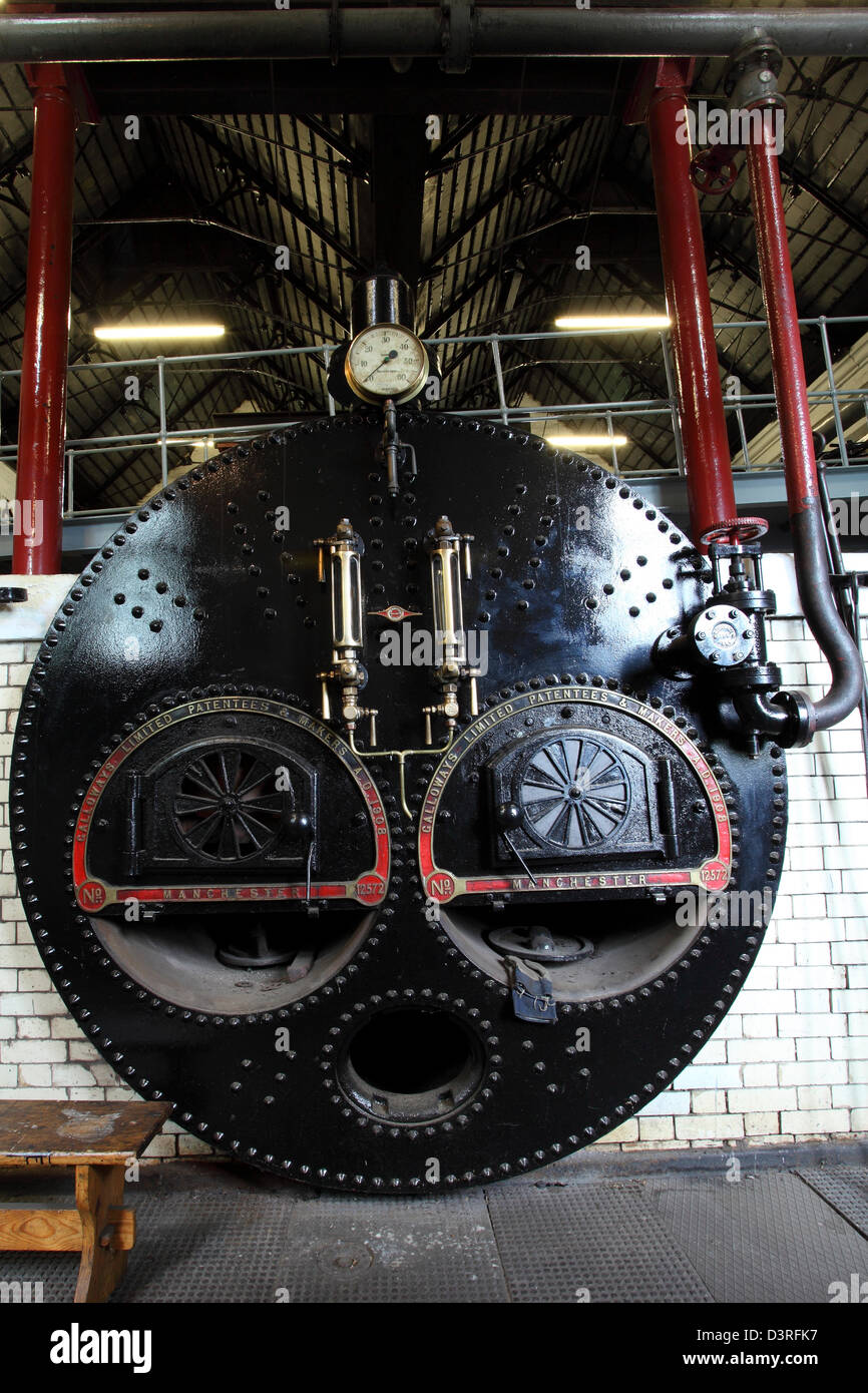 A Victorian furnace at Ryhope Engines Museum in Sunderland, England. Stock Photo
