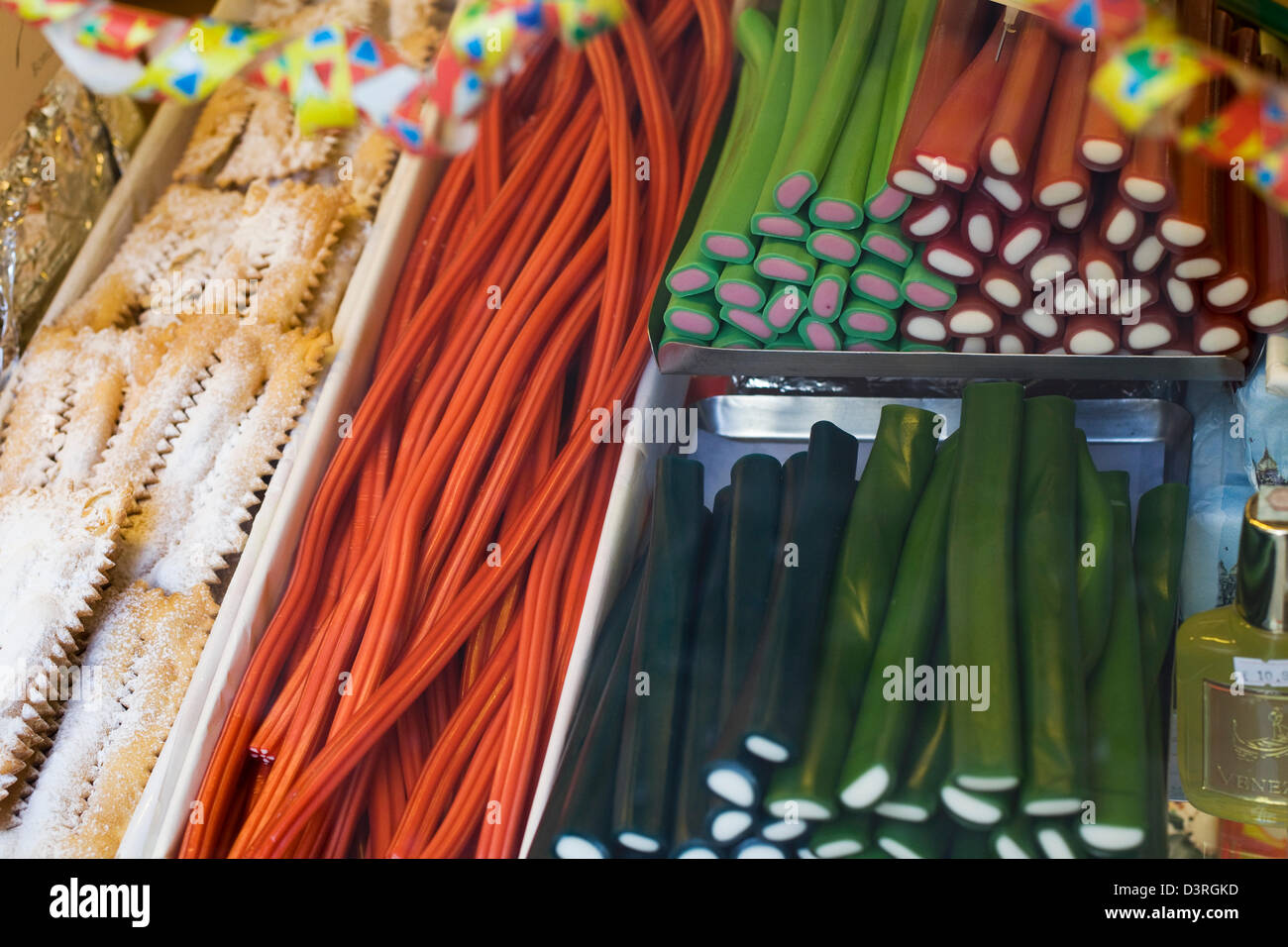 Confectionery Stall Stock Photo