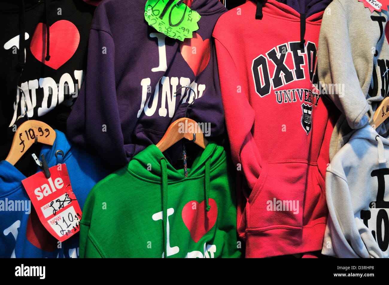 coloured sweatshirts