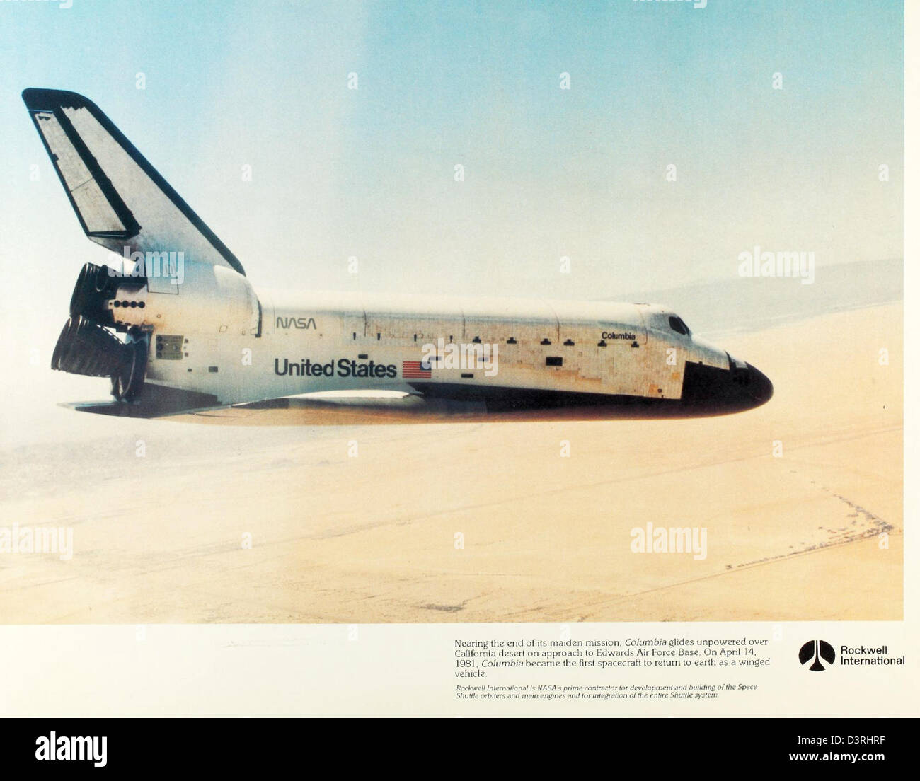 This glossy photo represents NASA’s Space Shuttle Program from 1981 to ...
