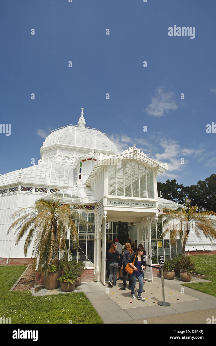 The Conservatory of Flowers, Golden Gate Park, San Francisco