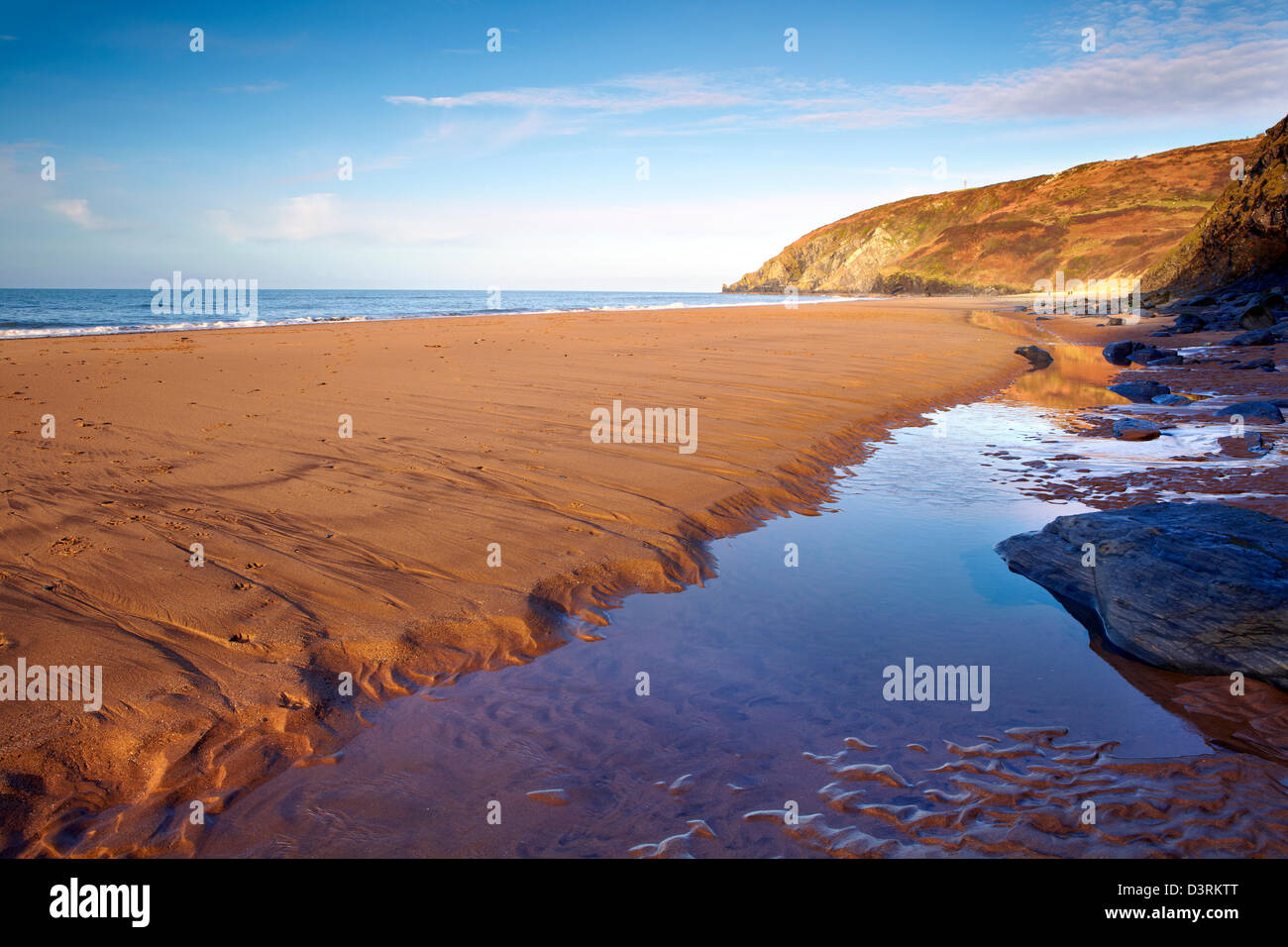 Penbryn beach, Ceredigion, West Wales Stock Photo