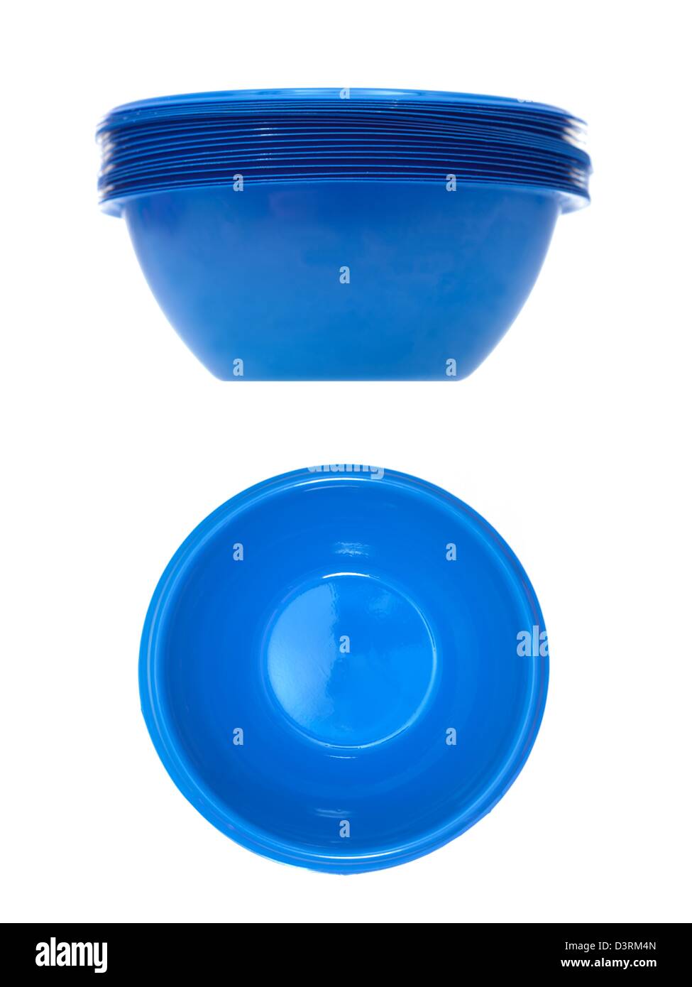 A disposable bowl isolated against a white background Stock Photo Alamy